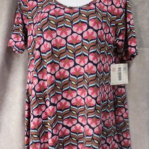 LuLaRoe Perfect T Women's All Over Print T-Shirt Size XS NWT
